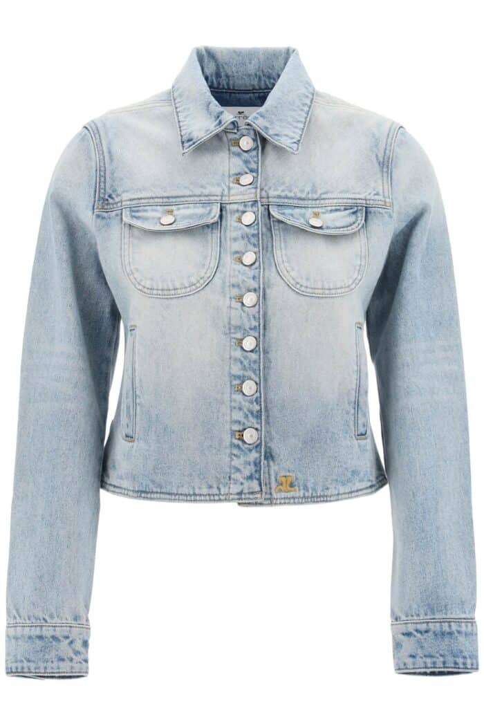 COURREGES Denim Trucker Jacket For