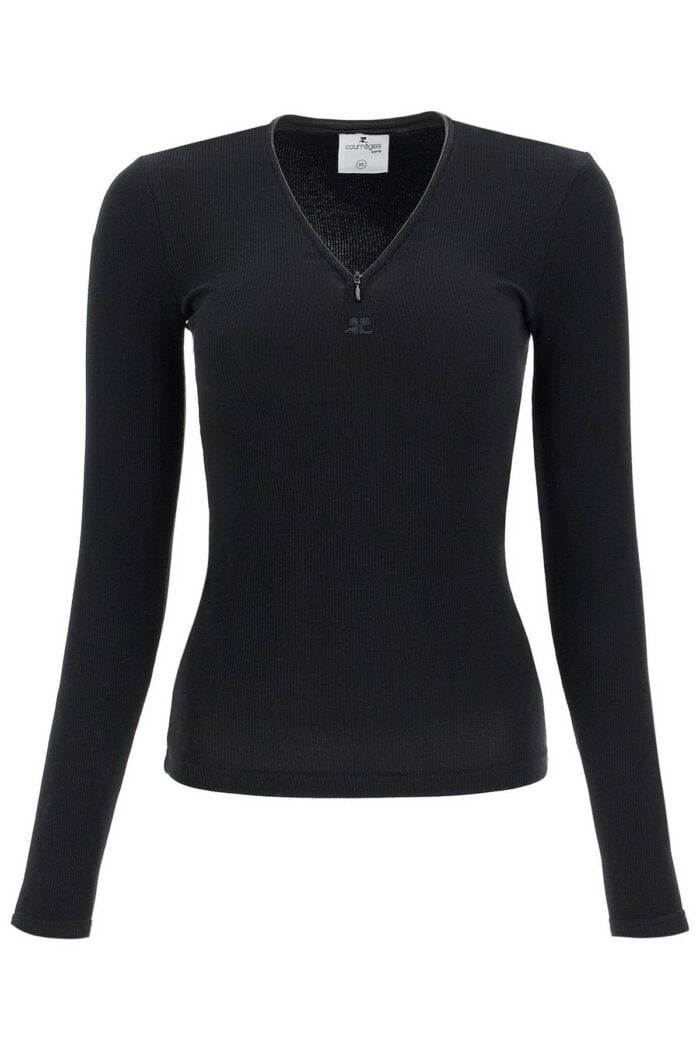 COURREGES Fitted Long-sleeve Top