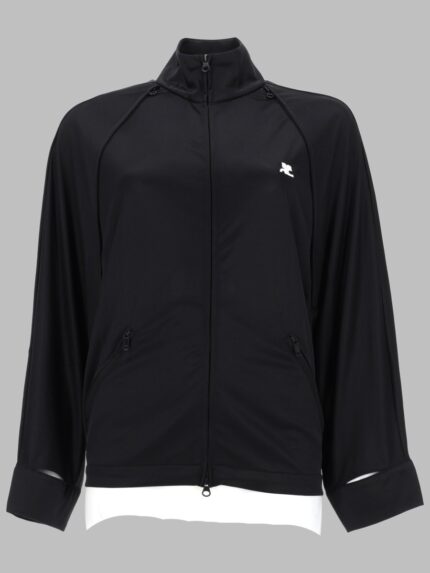 COURREGES GIACCA TRACK CON MANICHE CUT-OUT