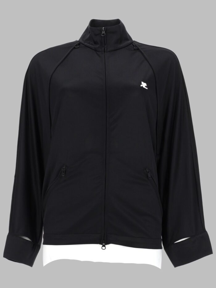 COURREGES GIACCA TRACK CON MANICHE CUT-OUT