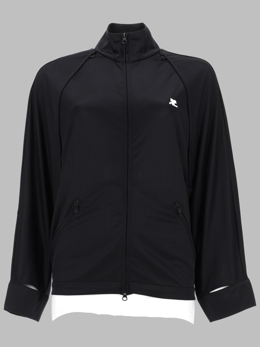 COURREGES GIACCA TRACK CON MANICHE CUT-OUT