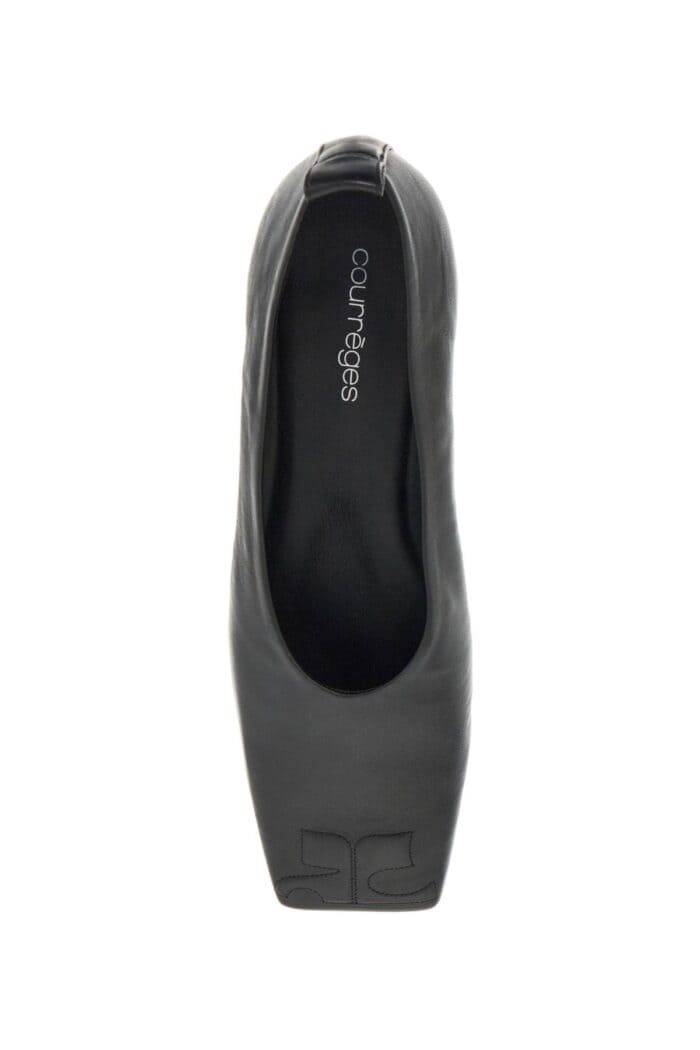 COURREGES Ist Leather Ballet Flats