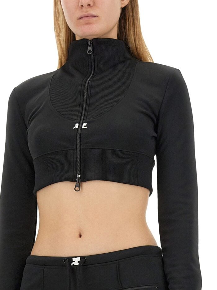 COURREGES JACKET WITH LOGO