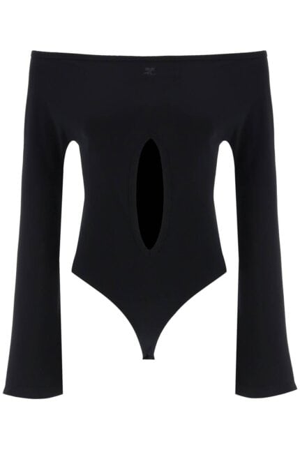 COURREGES "jersey Body With Cut-out