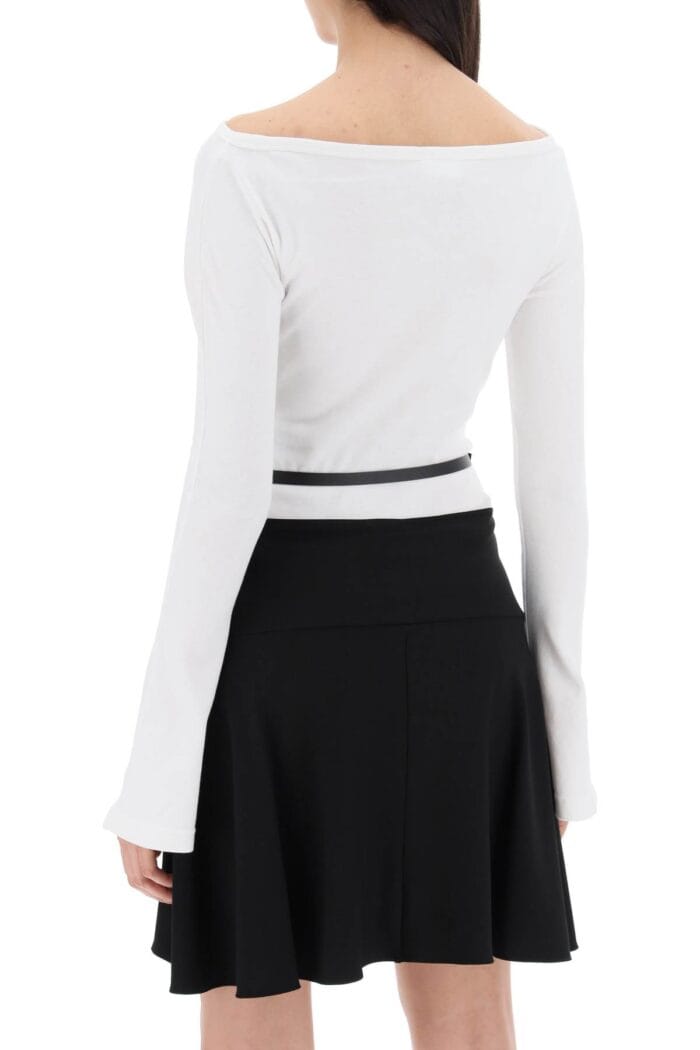 COURREGES "jersey Body With Cut-out