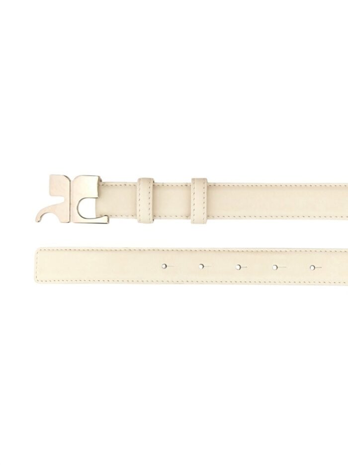 COURREGES LEATHER "AC" BELT