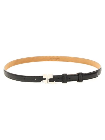 COURREGES LEATHER "AC" BELT