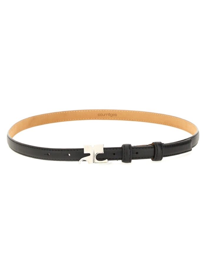 COURREGES LEATHER "AC" BELT