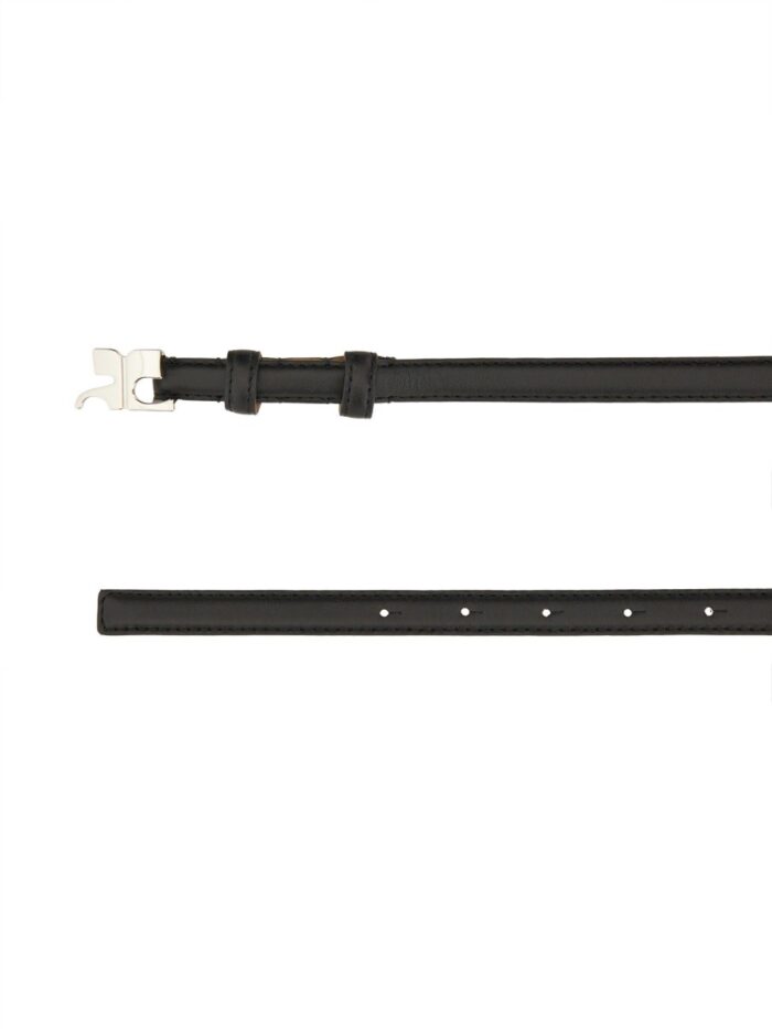 COURREGES LEATHER "AC" BELT