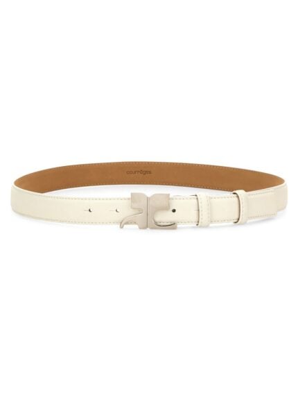 COURREGES LEATHER "AC" BELT
