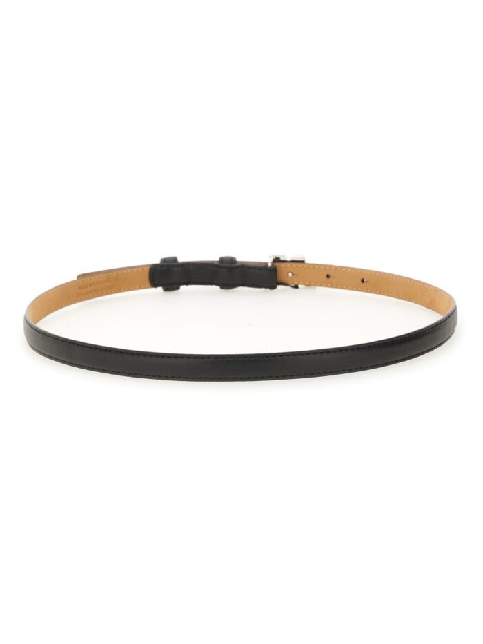 COURREGES LEATHER "AC" BELT