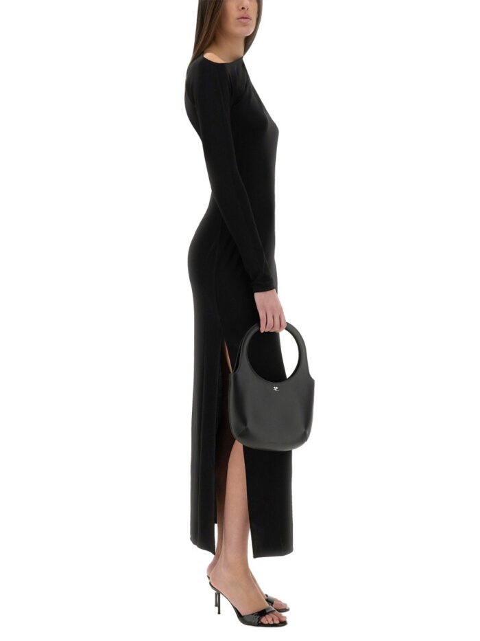 COURREGES LONG ONE-SHOULDER DRESS