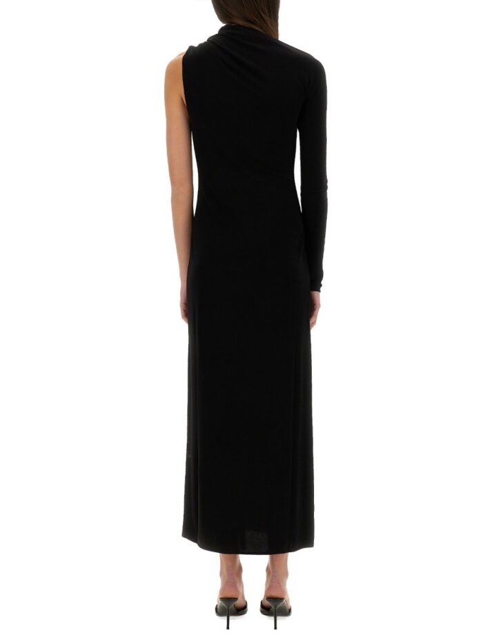 COURREGES LONG ONE-SHOULDER DRESS