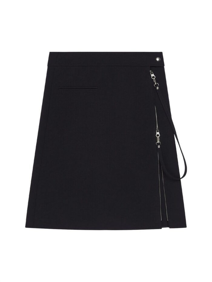 COURREGES MIDI SKIRT WITH ZIPPER