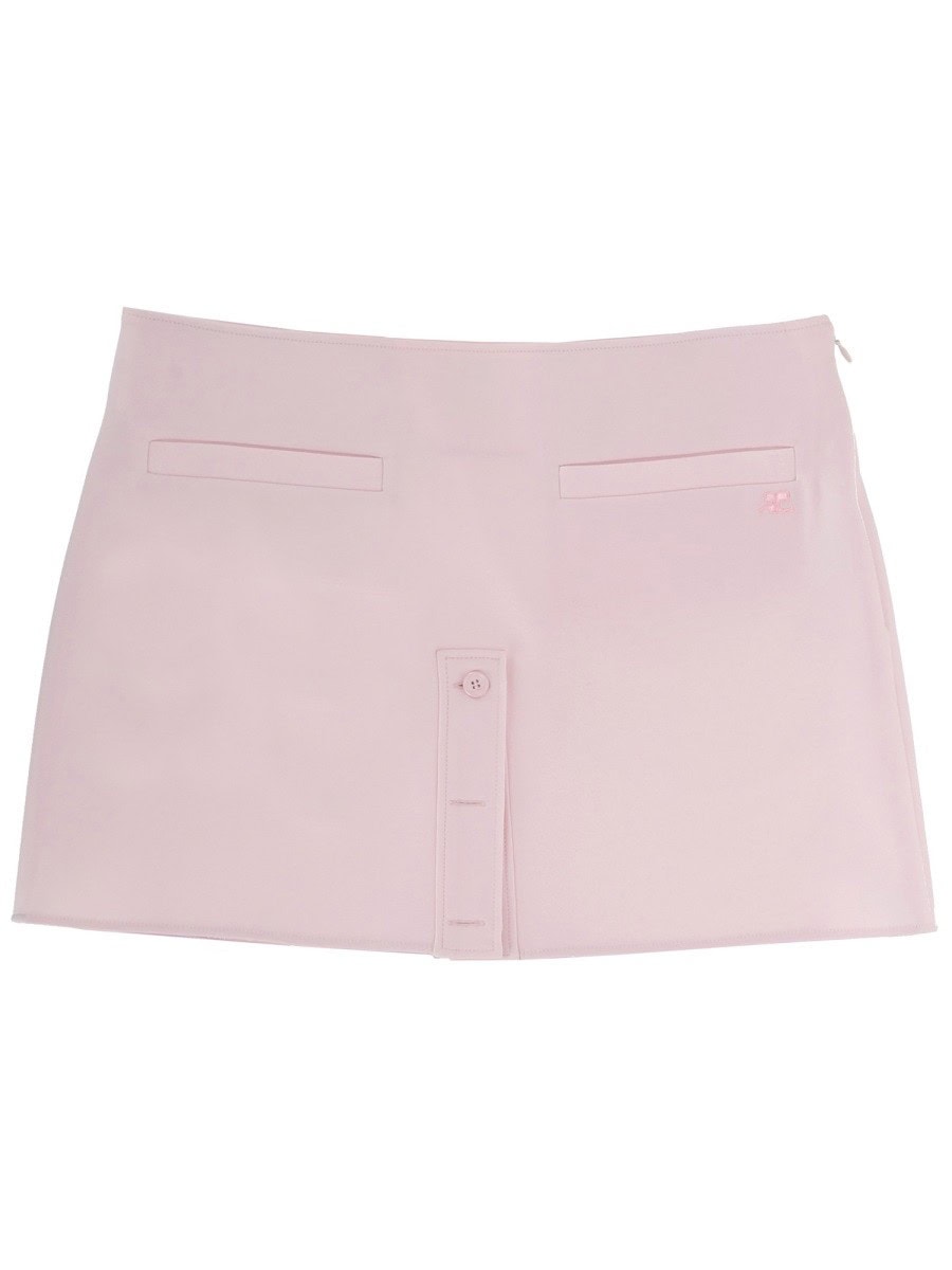 COURREGES MINISKIRT WITH BUTTONS
