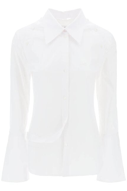 COURREGES Modular Cotton Poplin Shirt