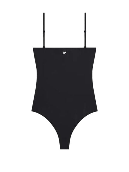 COURREGES ONE PIECE SWIMSUIT WITH LOGO