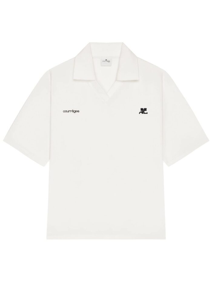 COURREGES POLO WITH LOGO