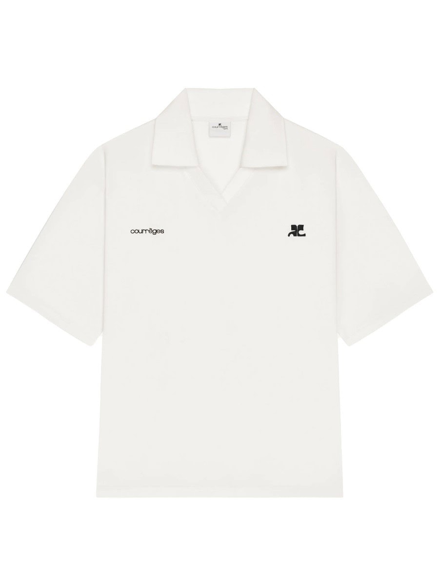 COURREGES POLO WITH LOGO