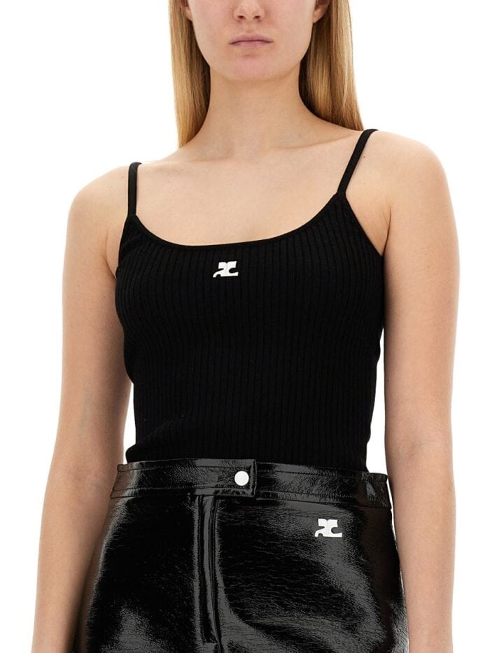 COURREGES "REEDITION" KNIT TANK TOP