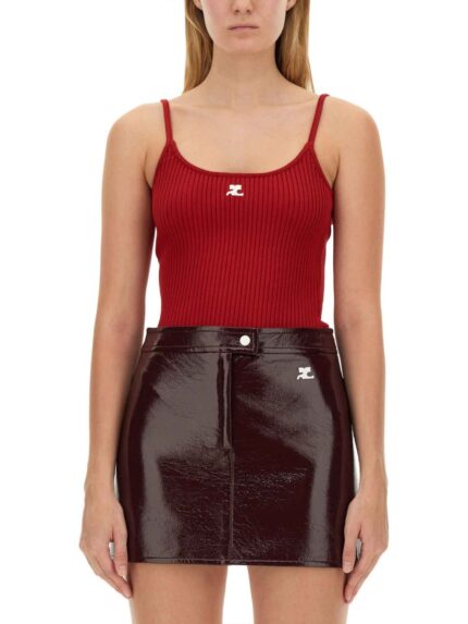 COURREGES "REEDITION" KNIT TANK TOP