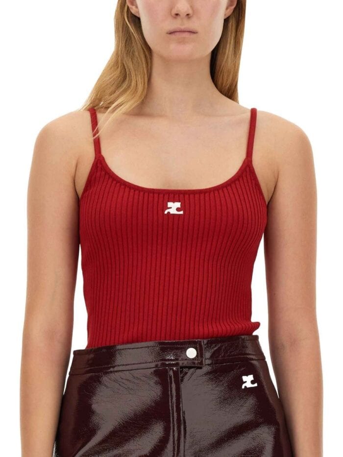 COURREGES "REEDITION" KNIT TANK TOP