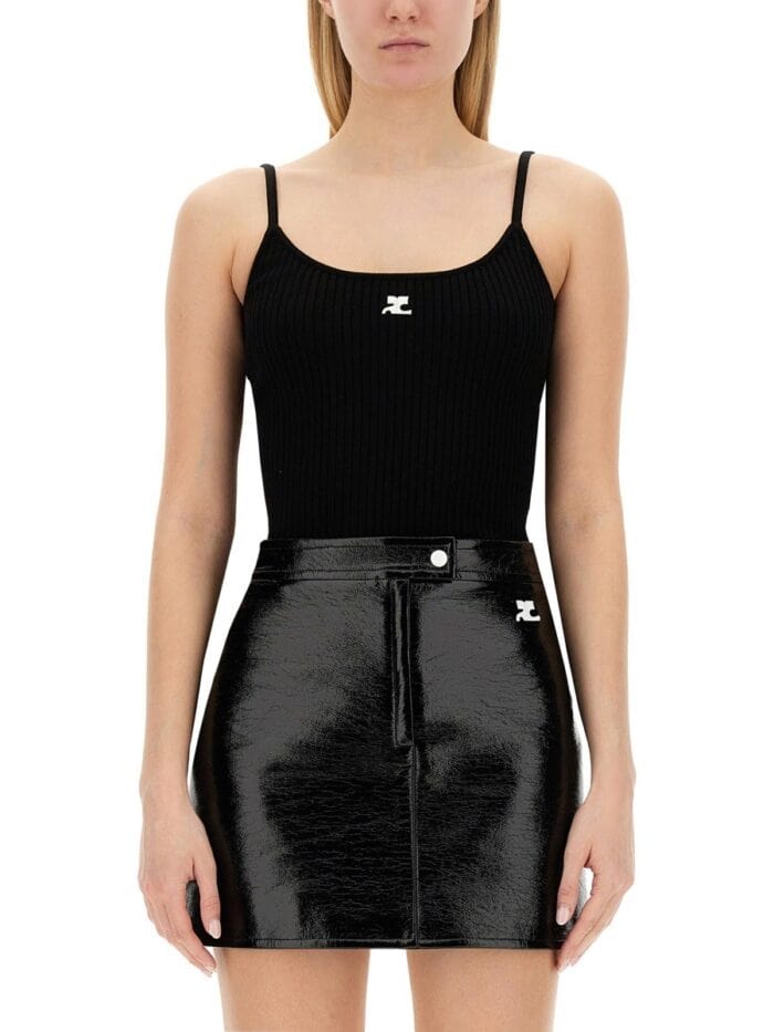 COURREGES "REEDITION" KNIT TANK TOP