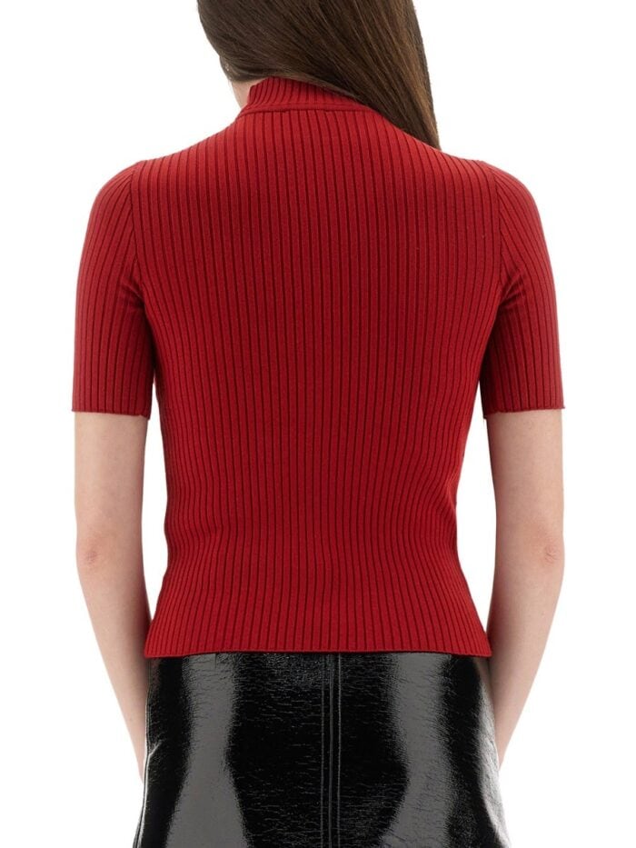 COURREGES "REEDITION" KNITTED T-SHIRT