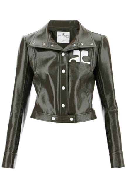 COURREGES Reedition Vinyl Short Jacket