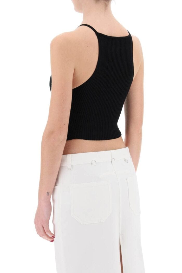 Courreges "ribbed Knit Holistic Top