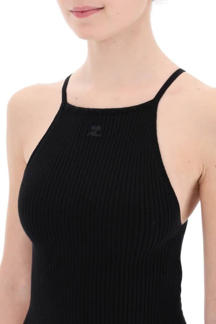 Courreges "ribbed Knit Holistic Top