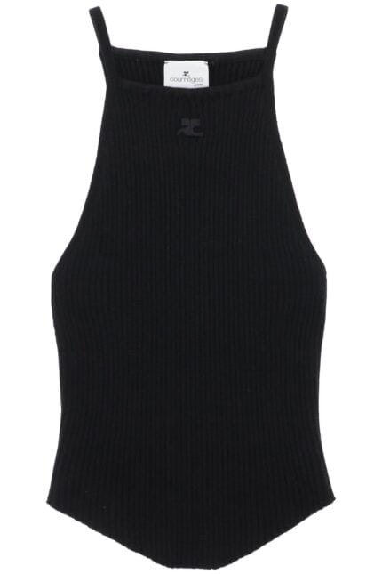 Courreges "ribbed Knit Holistic Top