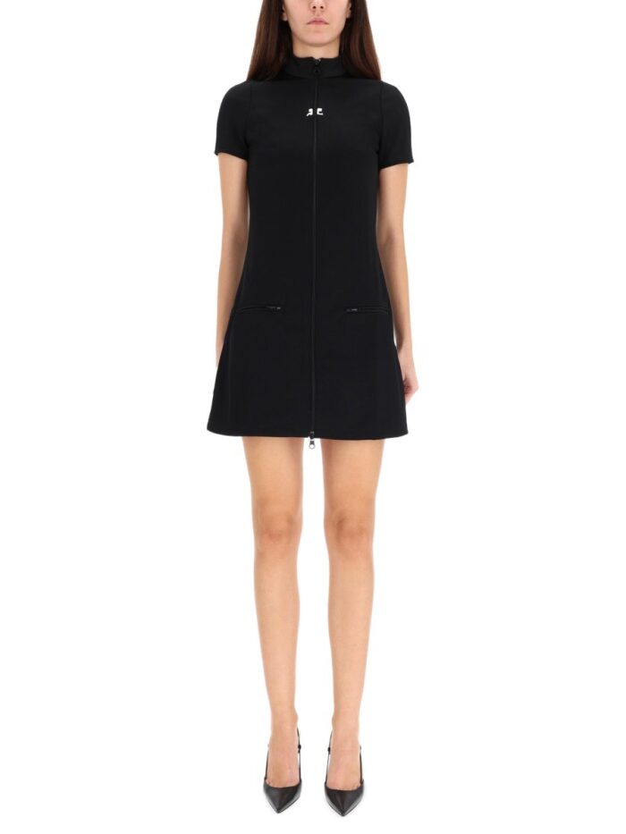 courreges short "interlock" dress COURREGES SHORT "INTERLOCK" DRESS