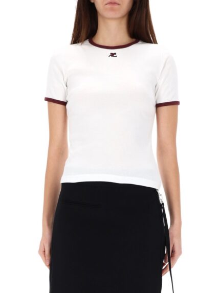 COURREGES "SIGNATURE CONTRAST" T-SHIRT