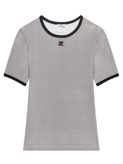 COURREGES "SIGNATURE CONTRAST" T-SHIRT