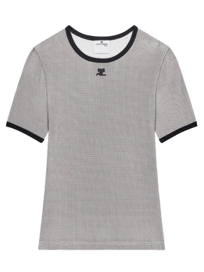 COURREGES "SIGNATURE CONTRAST" T-SHIRT