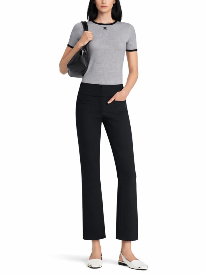 COURREGES "SIGNATURE CONTRAST" T-SHIRT