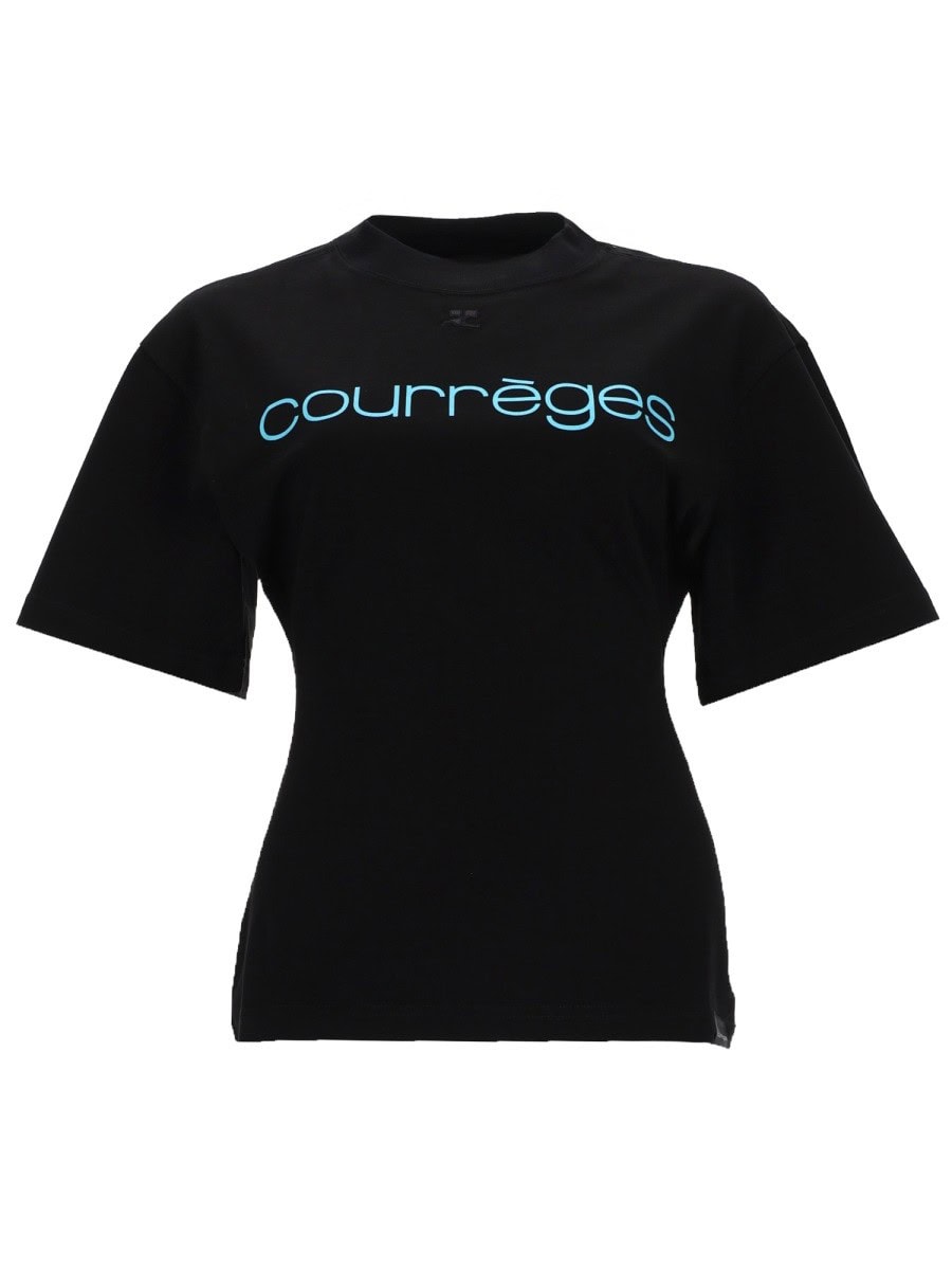 COURREGES T-SHIRT CON LOGO