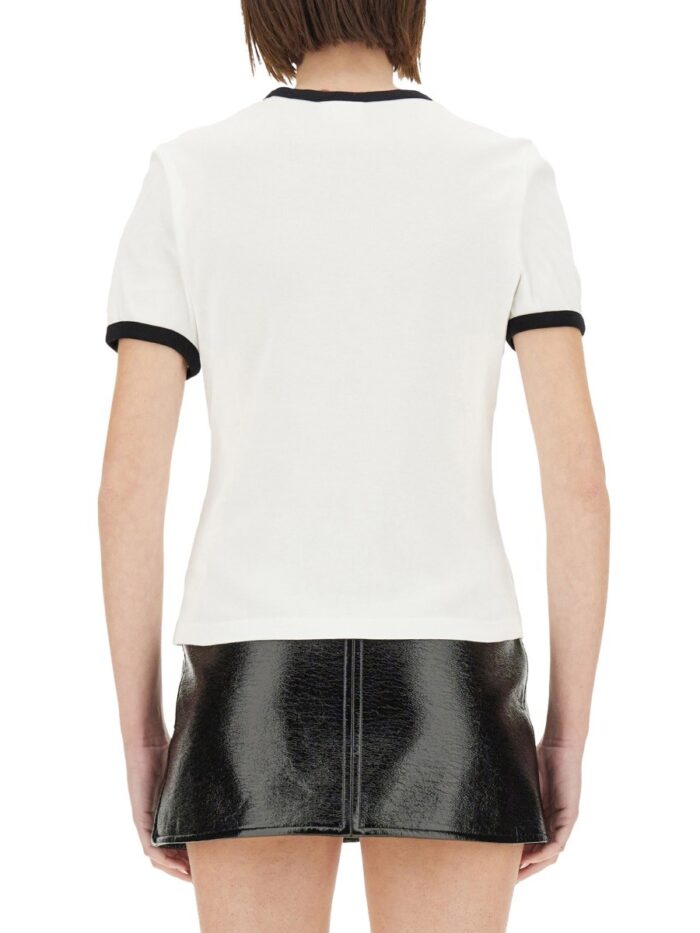 COURREGES T-SHIRT WITH LOGO