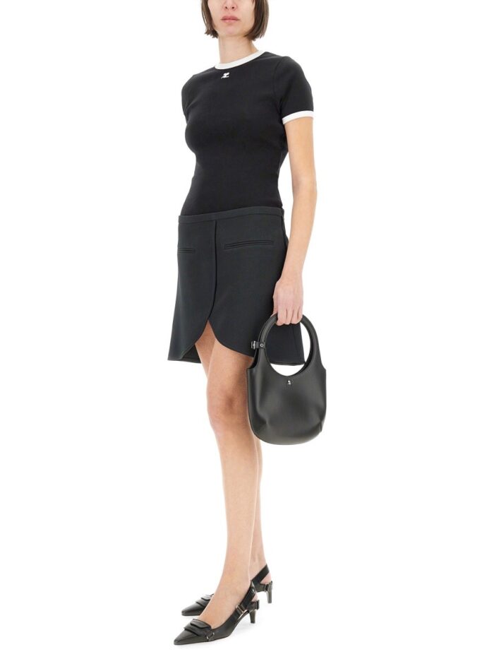 COURREGES T-SHIRT WITH LOGO