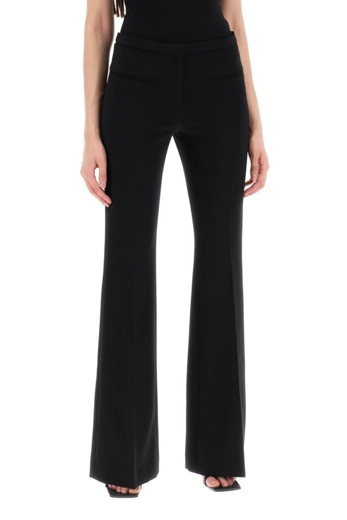 COURREGES Tailored Bootcut Pants In Technical Jersey