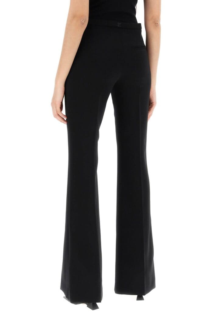 COURREGES Tailored Bootcut Pants In Technical Jersey