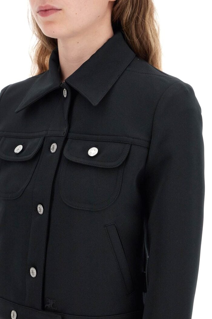 COURREGES Twill Trucker Jacket