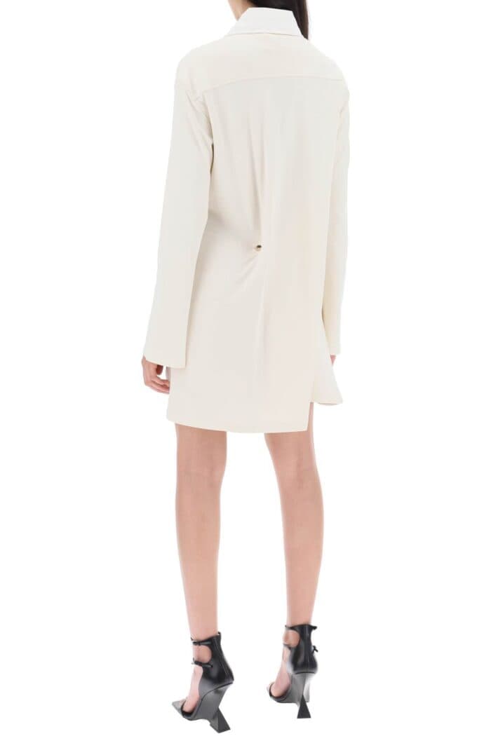 COURREGES Twisted Polo Mini Dress