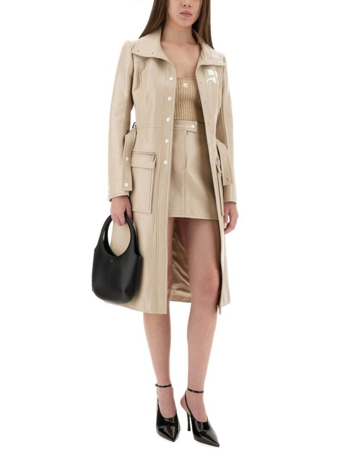 COURREGES VINYL MINI SKIRT "REEDITION"