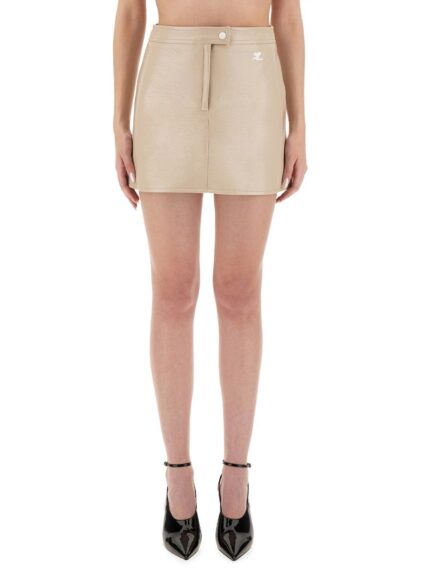 COURREGES VINYL MINI SKIRT "REEDITION"