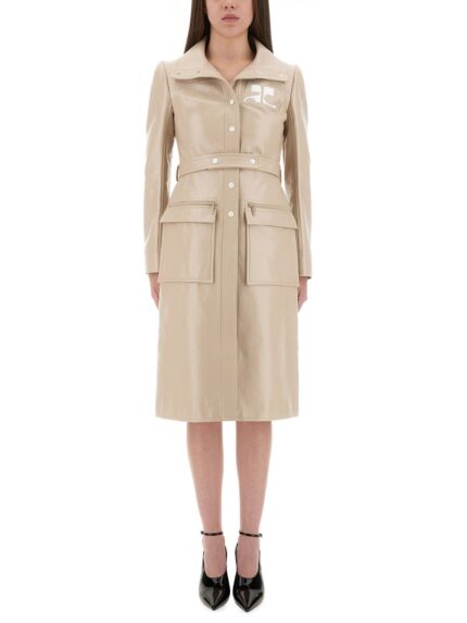 COURREGES VINYL TRENCH COAT "REEDITION"