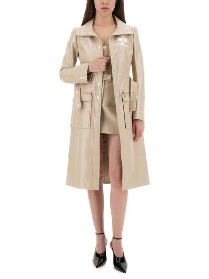 COURREGES VINYL TRENCH COAT "REEDITION"