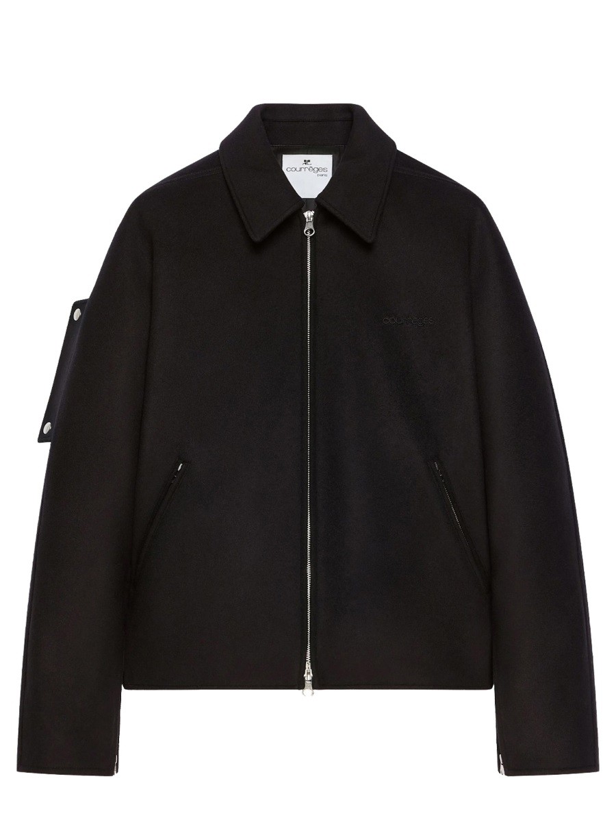 COURREGES WOOL BOMBER JACKET