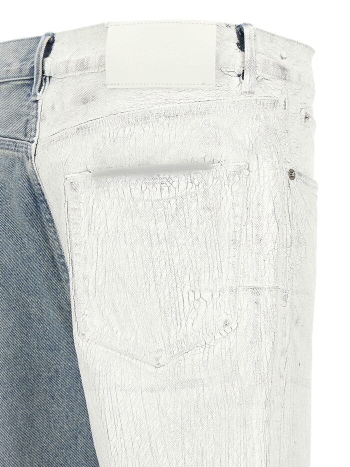 PURPLE 'Crackle Silver' Jeans